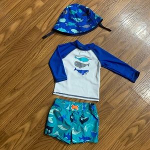 Baby Boy Swim Set 6-9 month Cat & Jack
